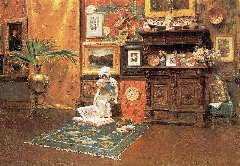 William Merritt Chase In the Studio